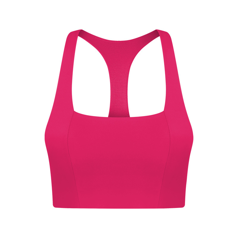 Breathable Solid Color Soft Material Yoga Bras DW393