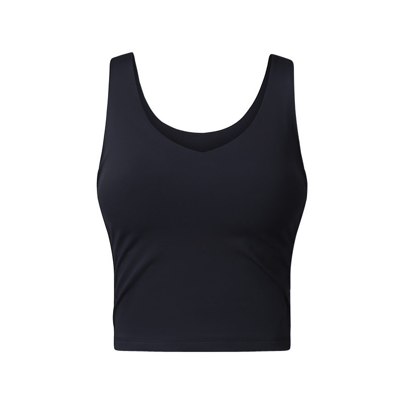 Brushed V-neck Yoga Tank Top DAW054