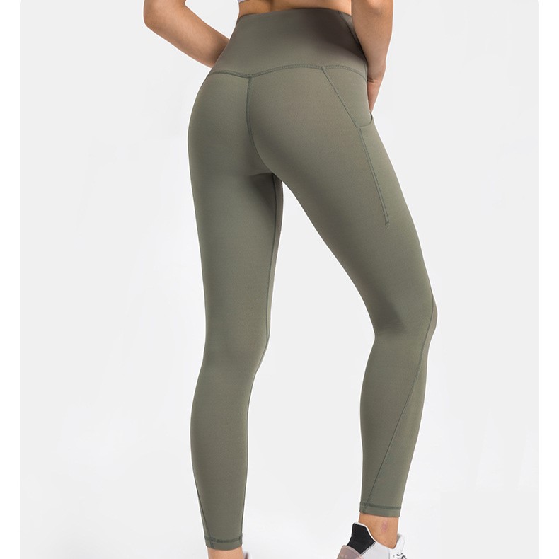 Nude High Waist Hip Lifting Yoga Leggings DL126