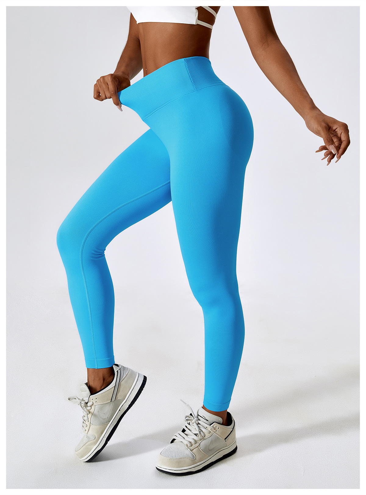 Scrunch Seamless V-Cut Yoga Leggings