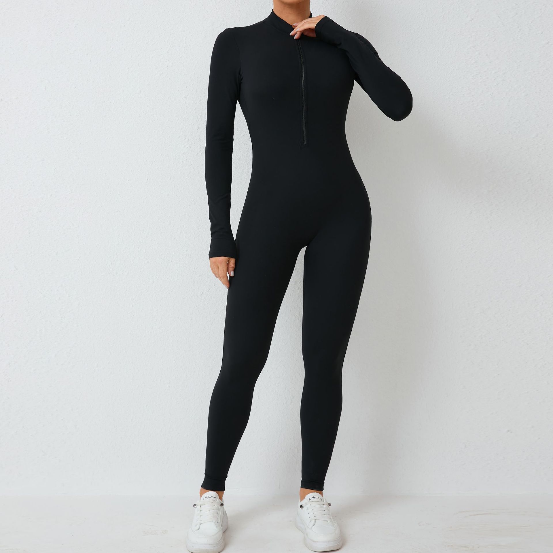 Winter Skinny Long-Sleeved Sports Jumpsuit  QS8308