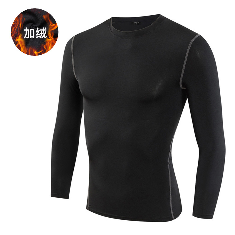 Men's PRO Velvet Fitness Long Sleeve Shirt 1021