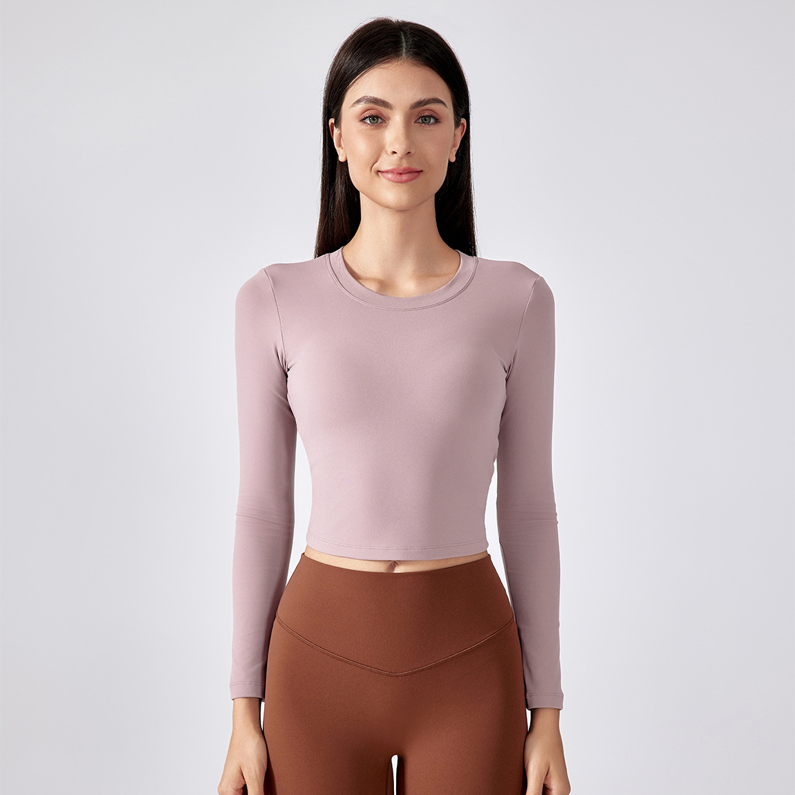 Nude Tight Breathable Backless Long Sleeves DAW186