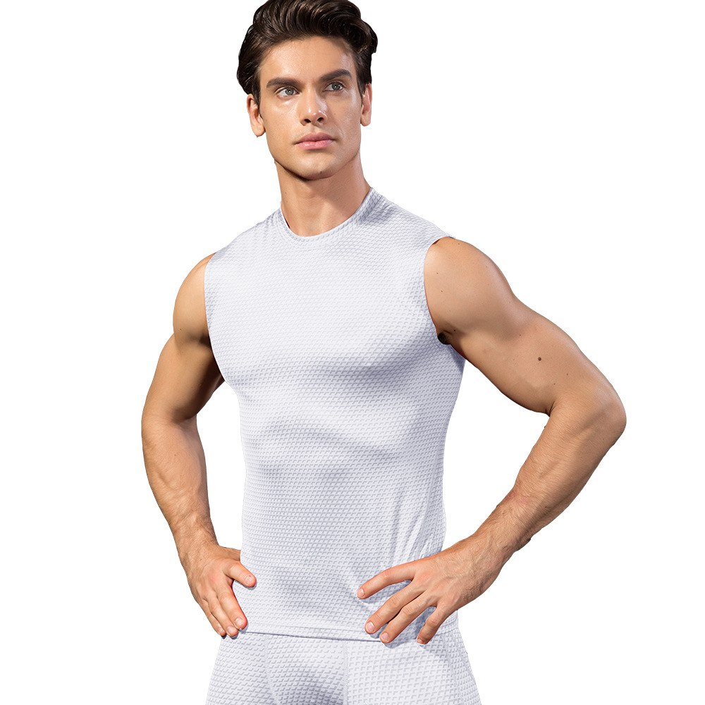 Men 3D Printed Gym Fitness Sports Tank Top 4022