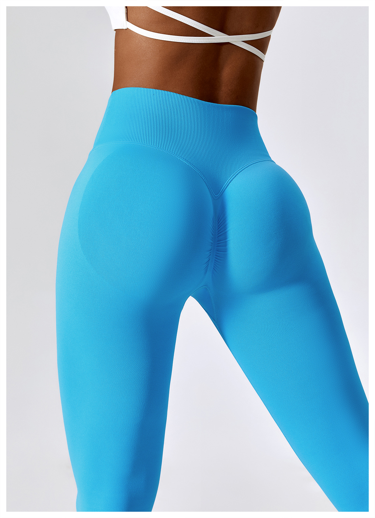 Scrunch Seamless V-Cut Yoga Leggings