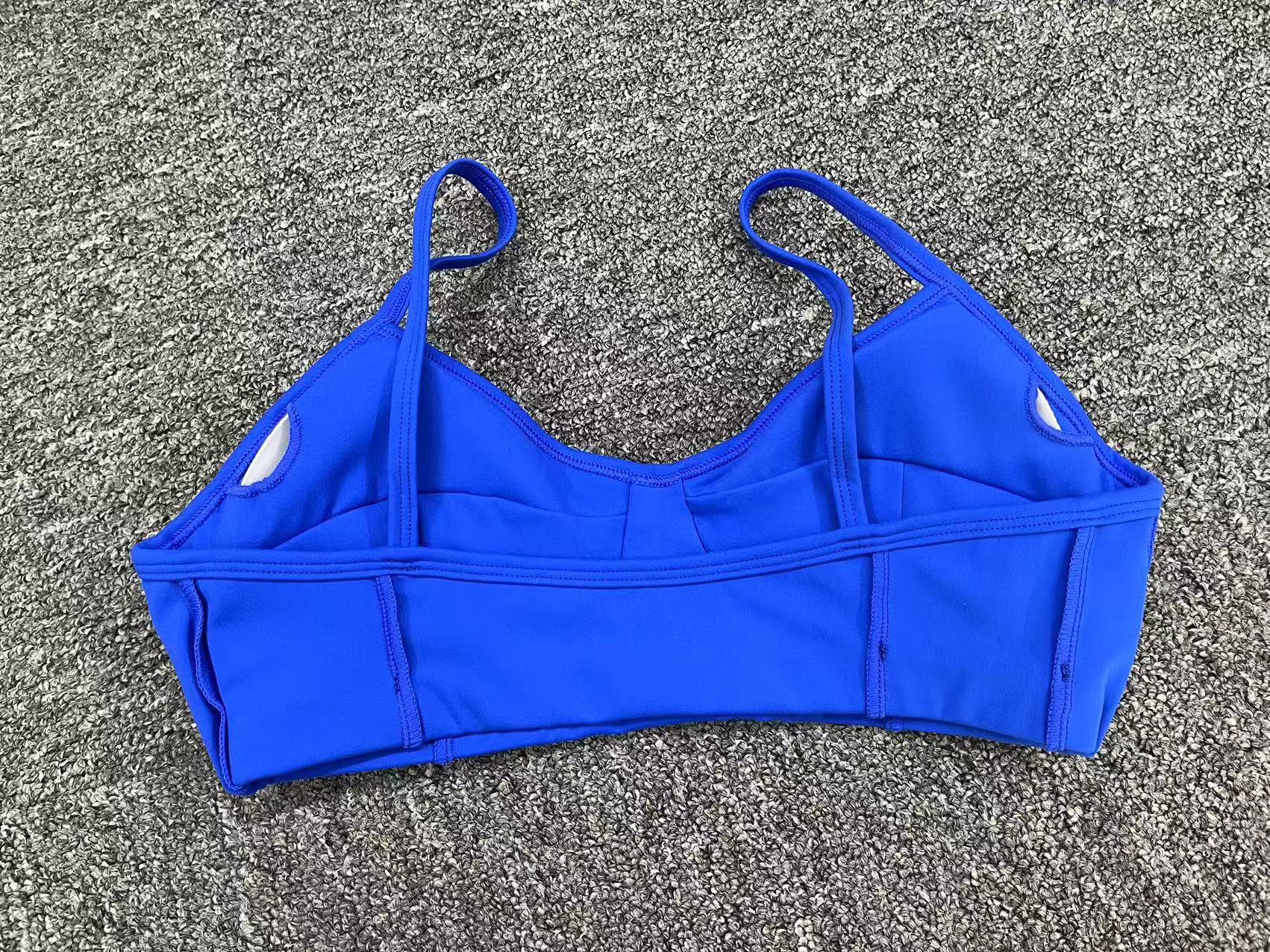 Thin Straps Tight Backless Fitting Sports Bra QS86040