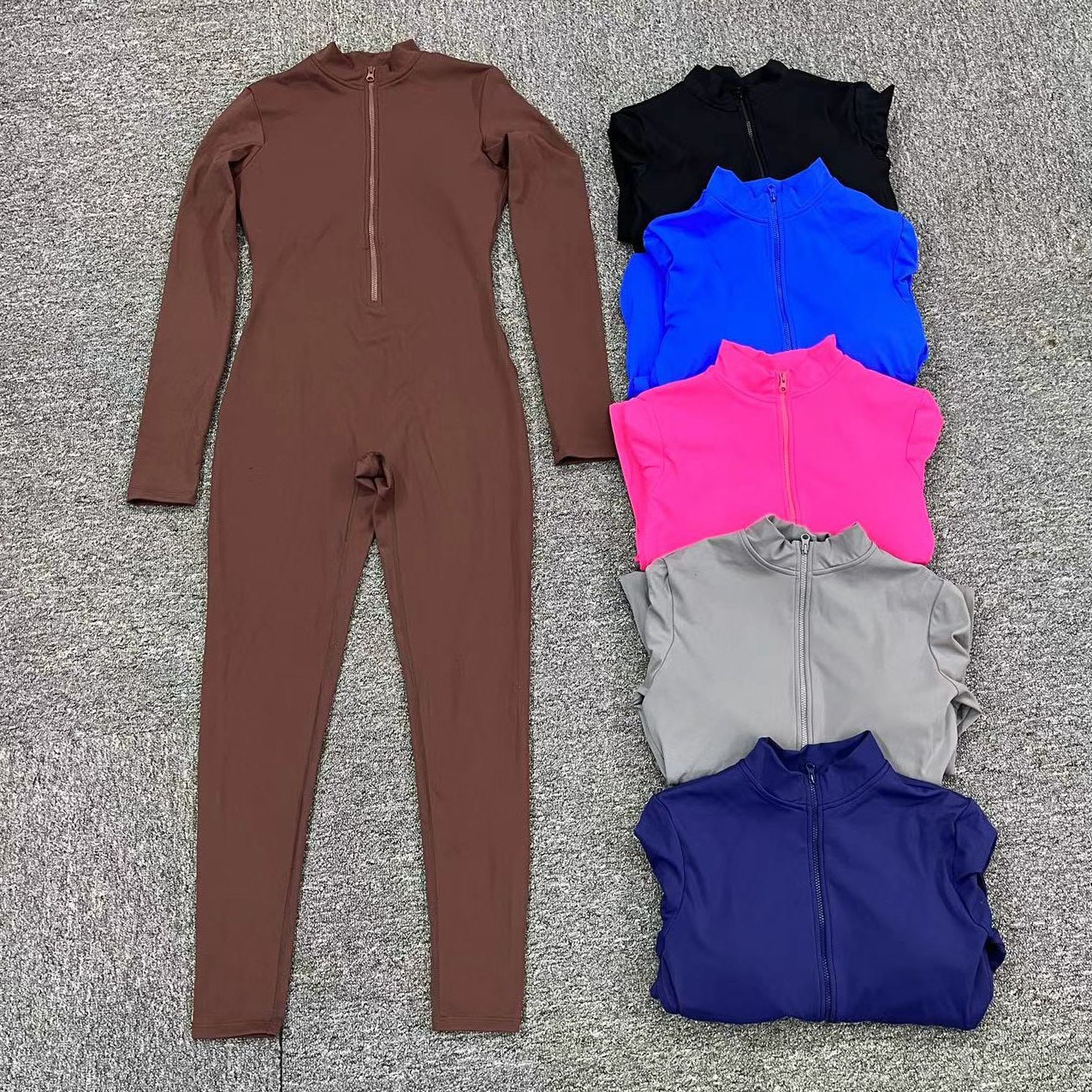 Winter Skinny Long-Sleeved Sports Jumpsuit  QS8308