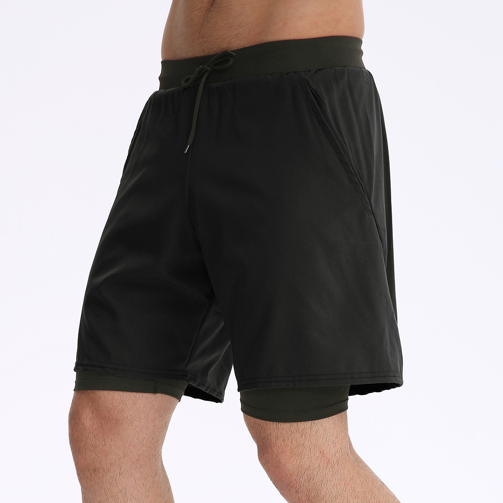  Men Sports Loose Casual Short With Lining 11410