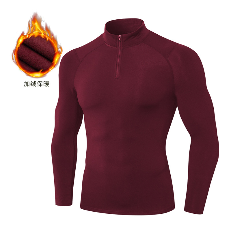 Men's Velvet Fitness Long Sleeve Shirt 11517