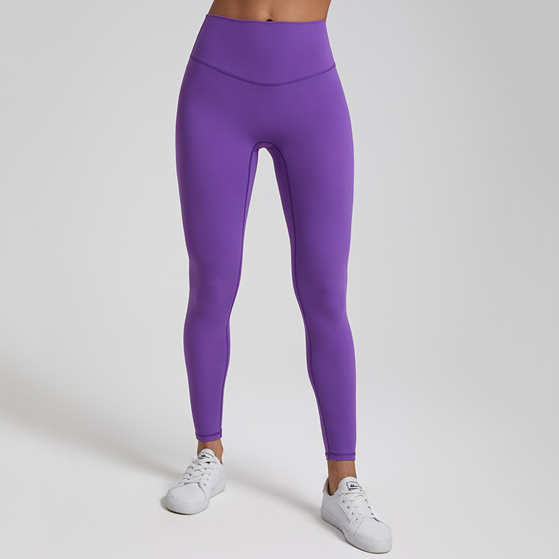 Coloful Women's No Embarrassing Lines High Waist Hip Lifting Leggings SKL-LQ4033