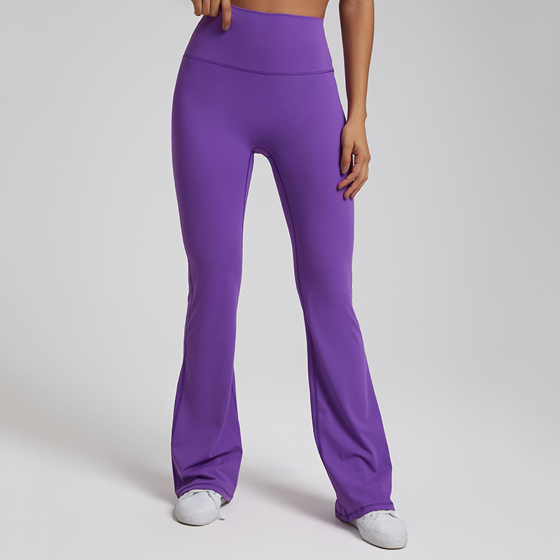 Coloful Brushed High Waist Bootcut flared Yoga Leggings SKL-LQ4069