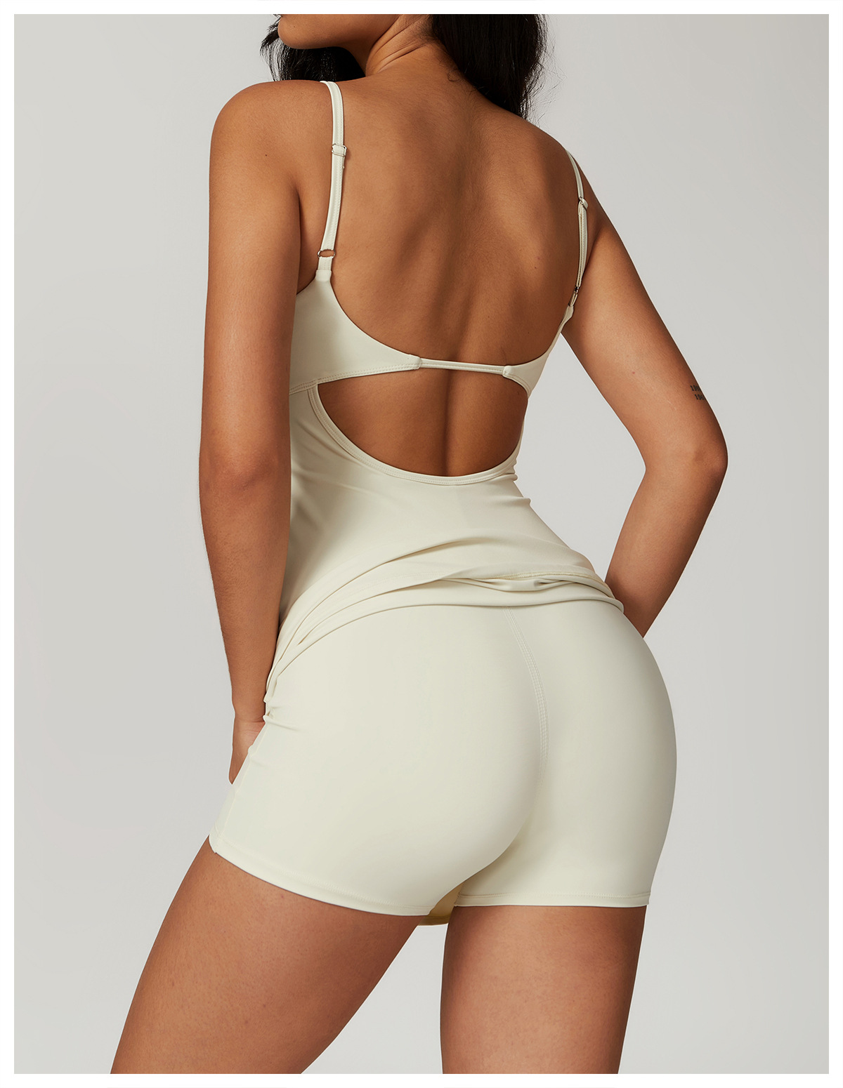 Backless Soft Fabric Tennis Dress