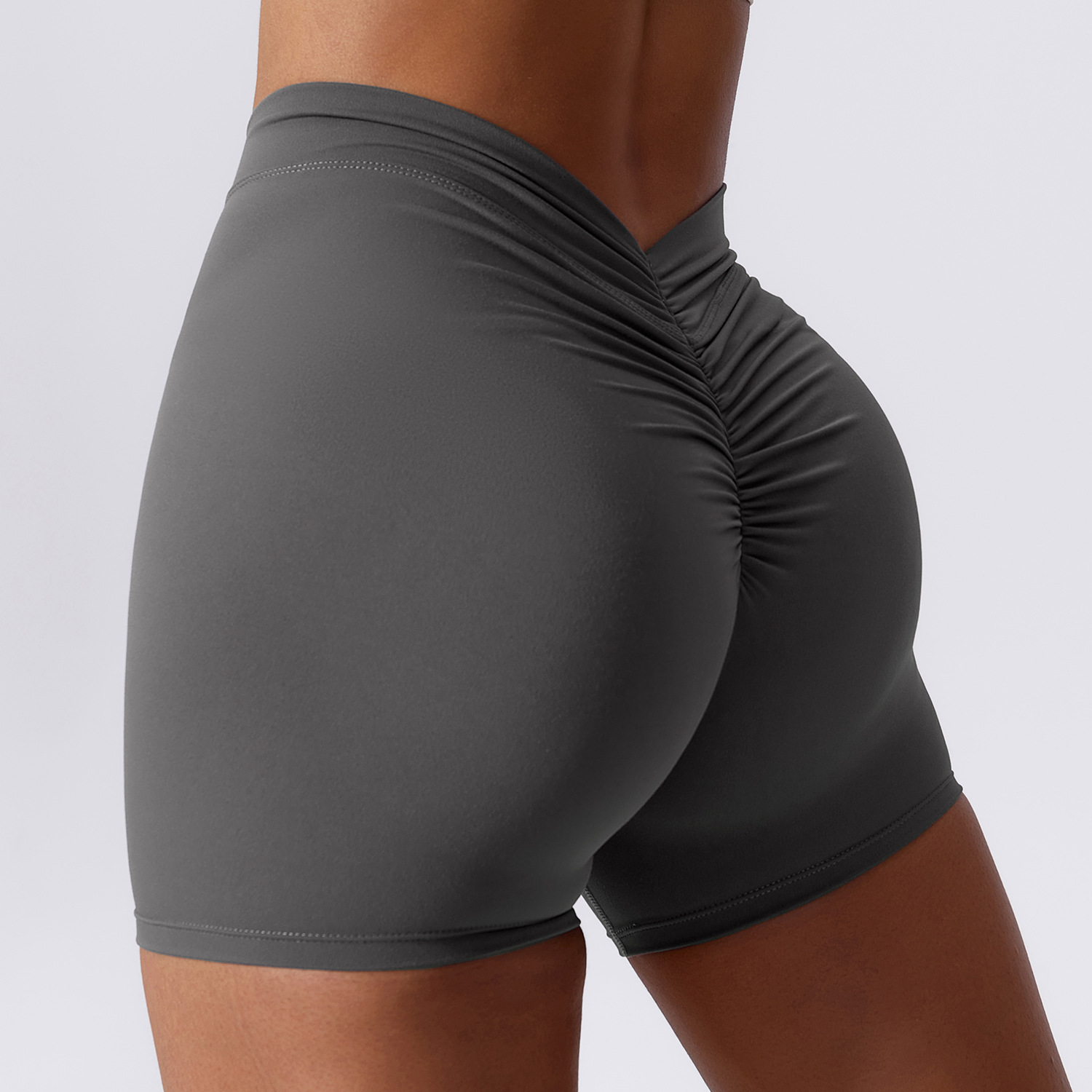 Scrunch Soft Material Yoga Shorts