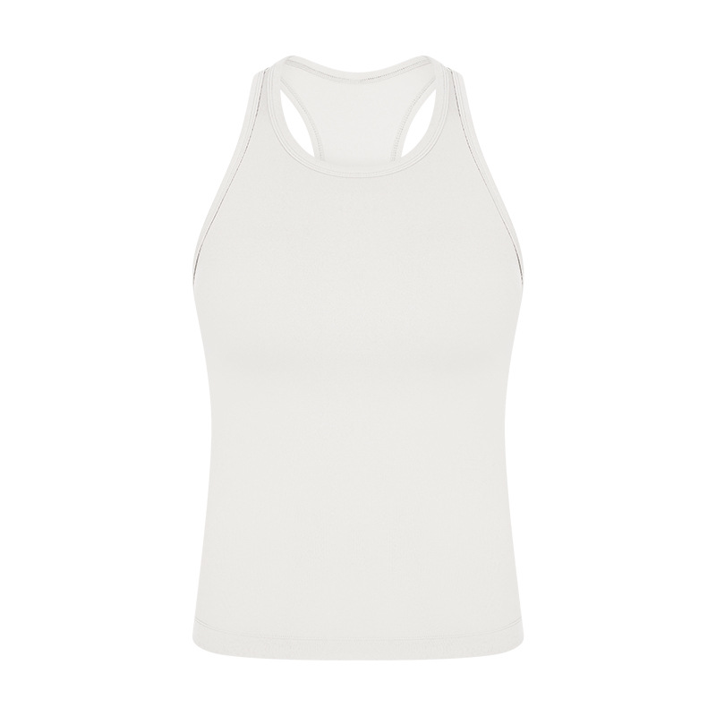 Nude Sleeveless Sexy Yoga Tank Top DT343