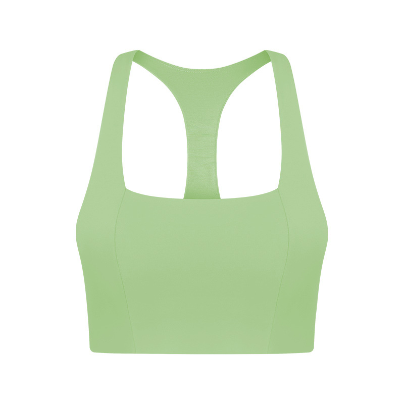 Breathable Solid Color Soft Material Yoga Bras DW393