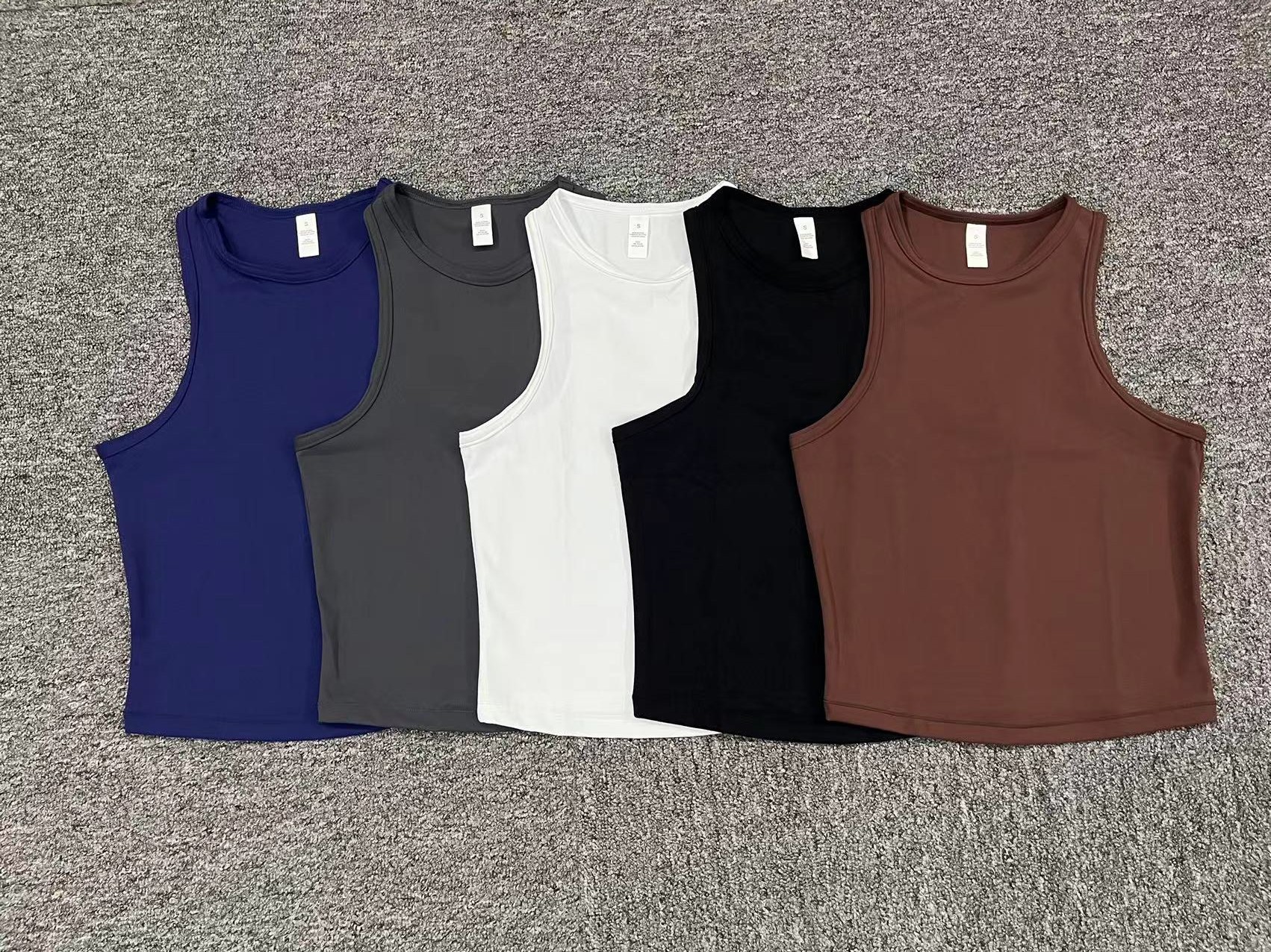 Quick Dry Solid Color Movement Tank Top QSBT095