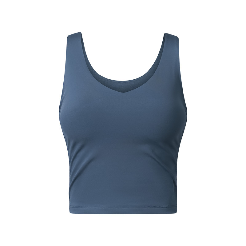 Brushed V-neck Yoga Tank Top DAW054