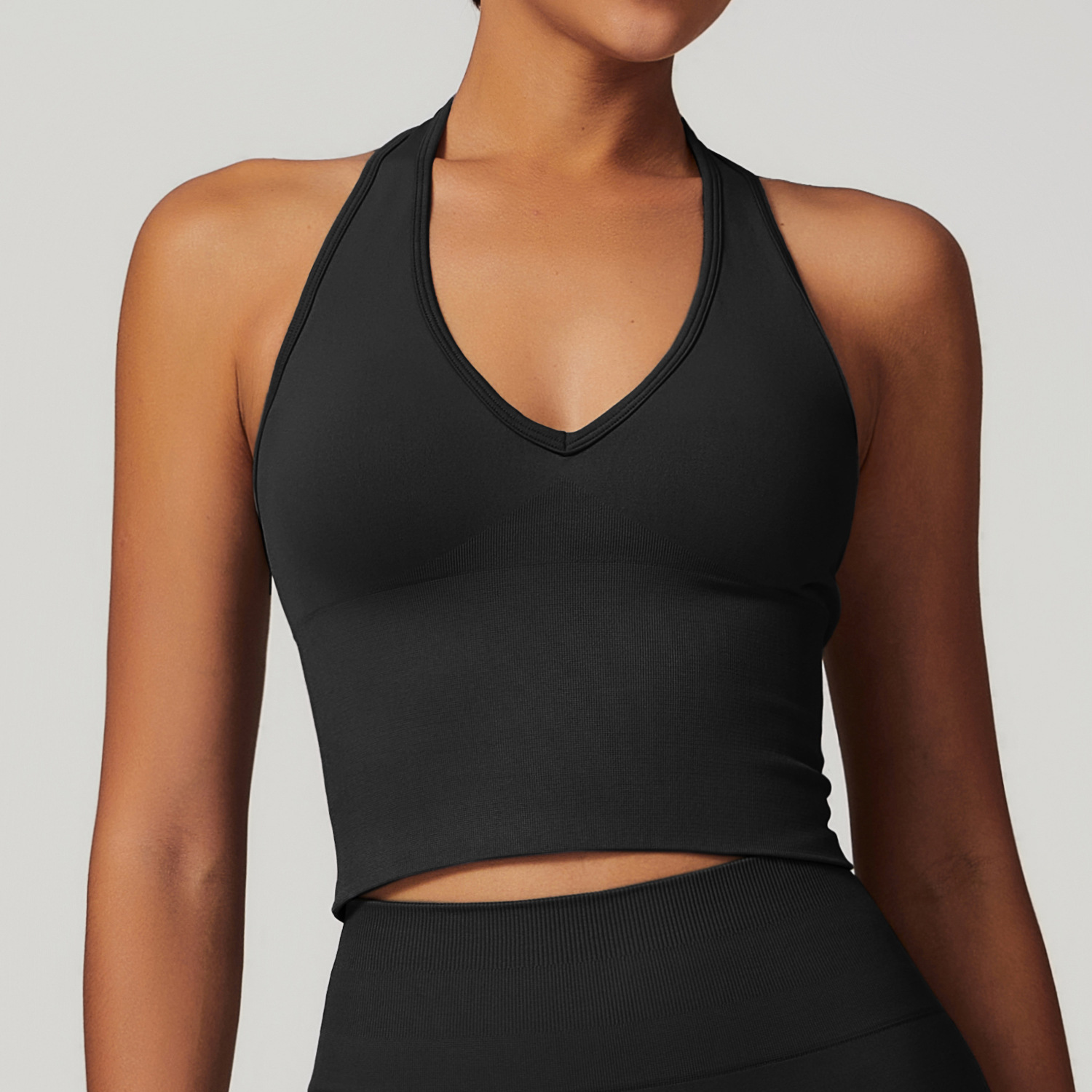 Seamless Halter Yoga Vest