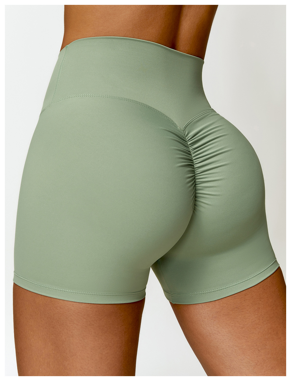 Soft Fabric Scrunch Yoga Shorts 8518