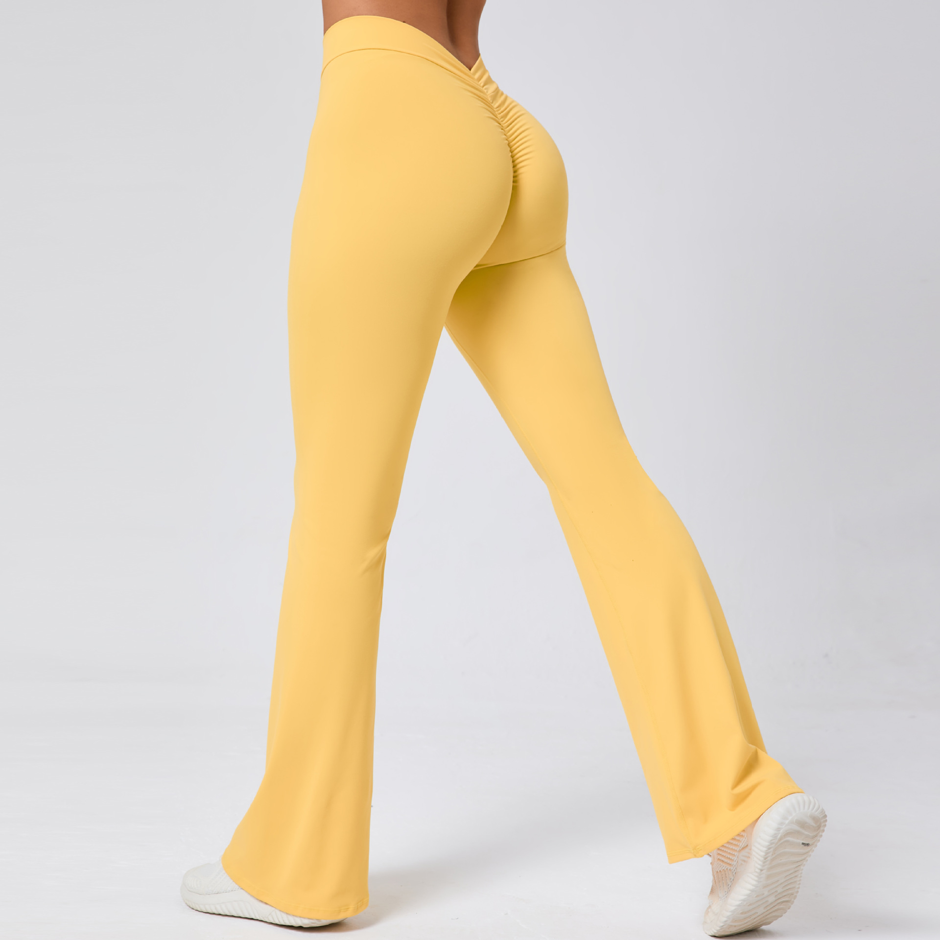 Hip Lifting V-waist Quick-drying Yoga Pants  QS43210