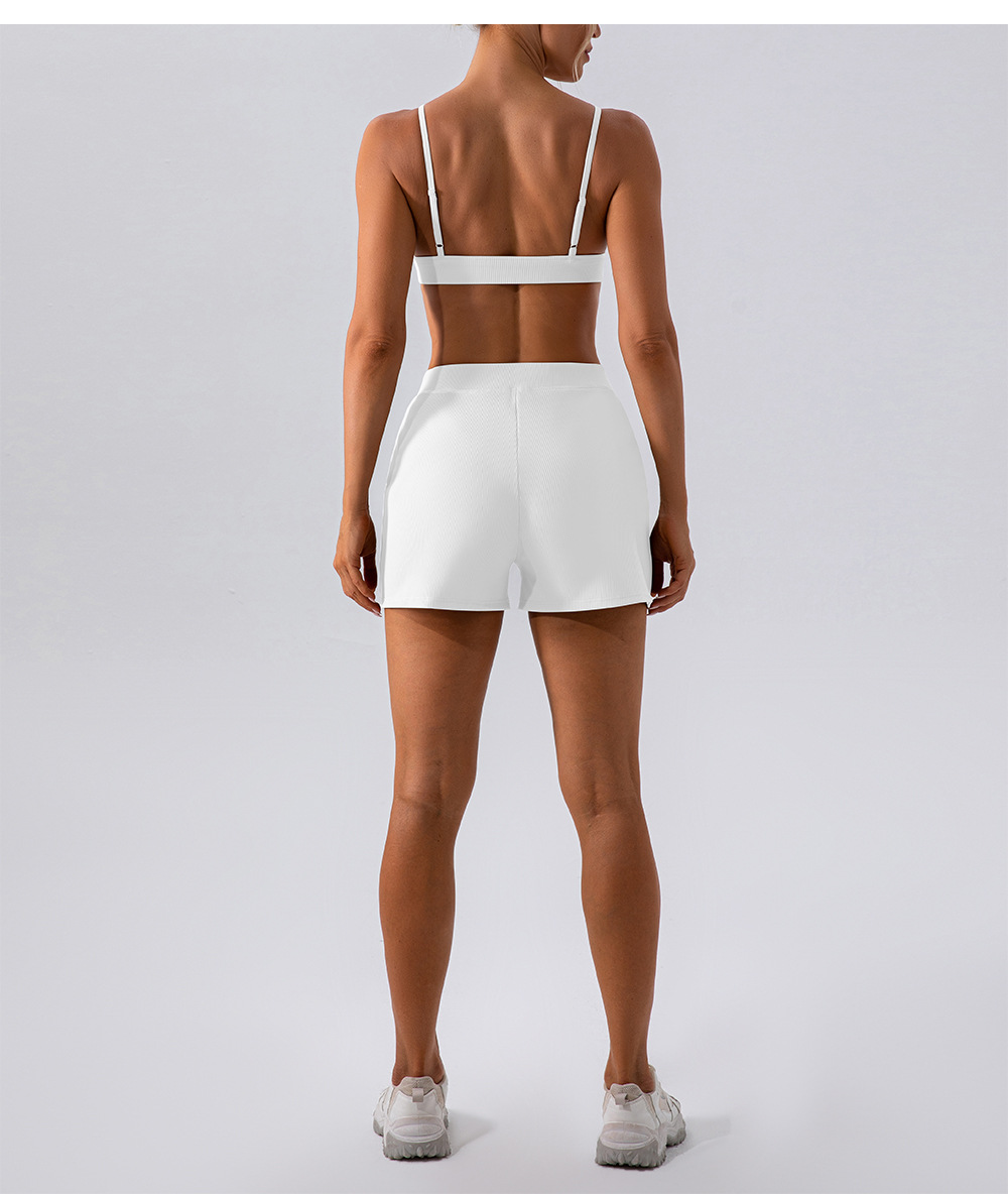 Nude Breathable Fitness Yoga Shorts KW261