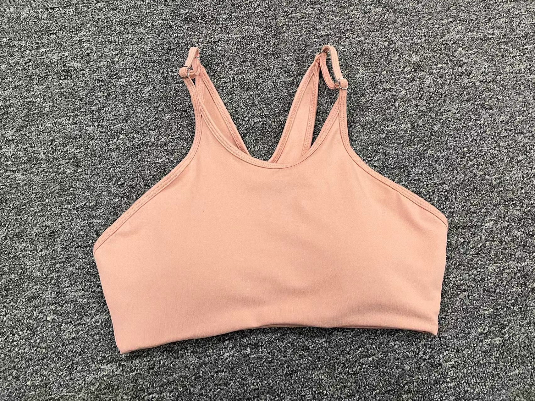 Adjustable Backless Quick-drying Running Fitness Sports Bra  QS60420