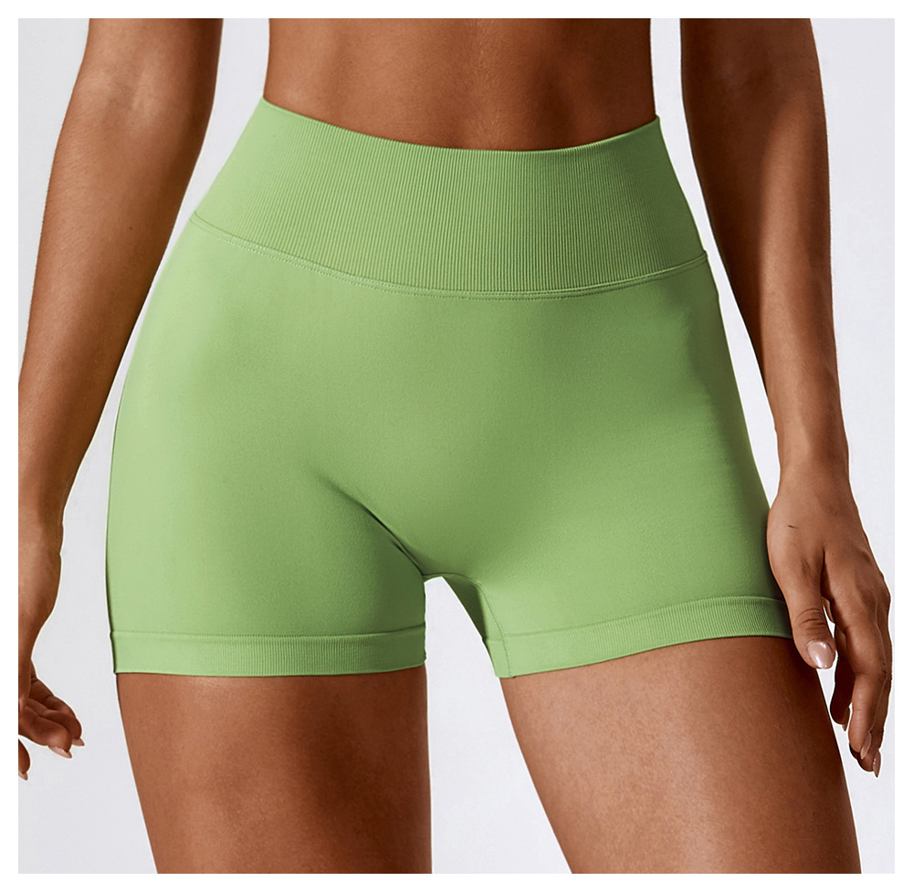 Seamless V Cut Scrunch Yoga Shorts 7137