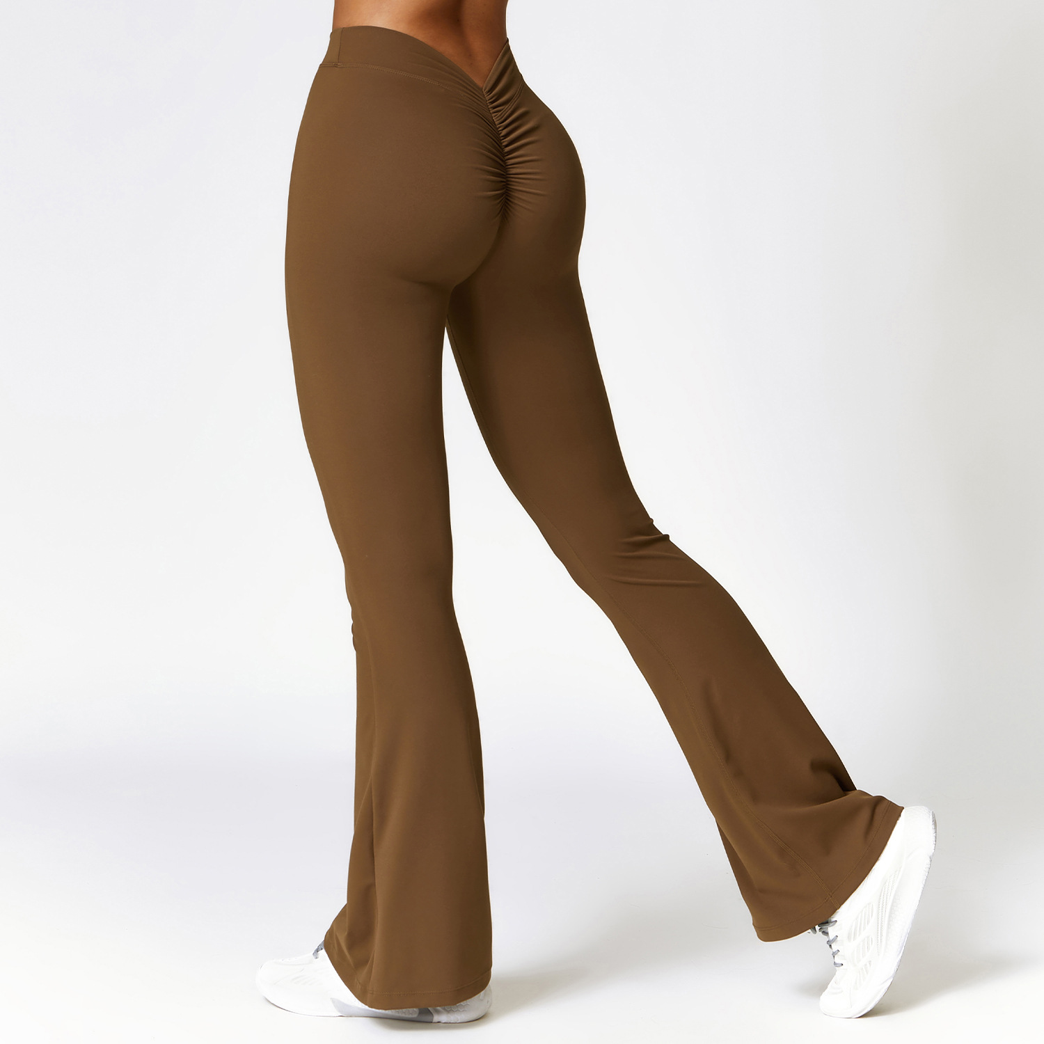 Soft Fabirc Scrunch Flare Yoga Leggings 8449