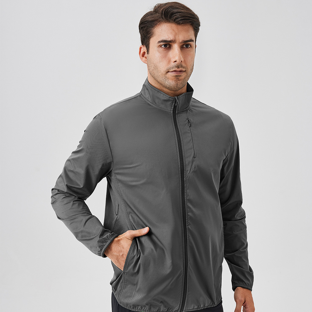 Men Sports Zipper Jacket With Pocket 41611