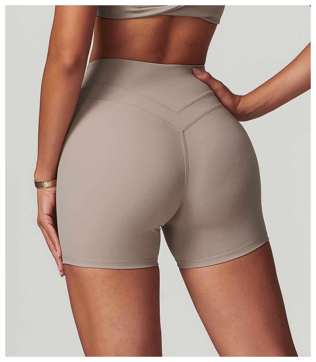 Soft Fabric High Waist Yoga Shorts 8863