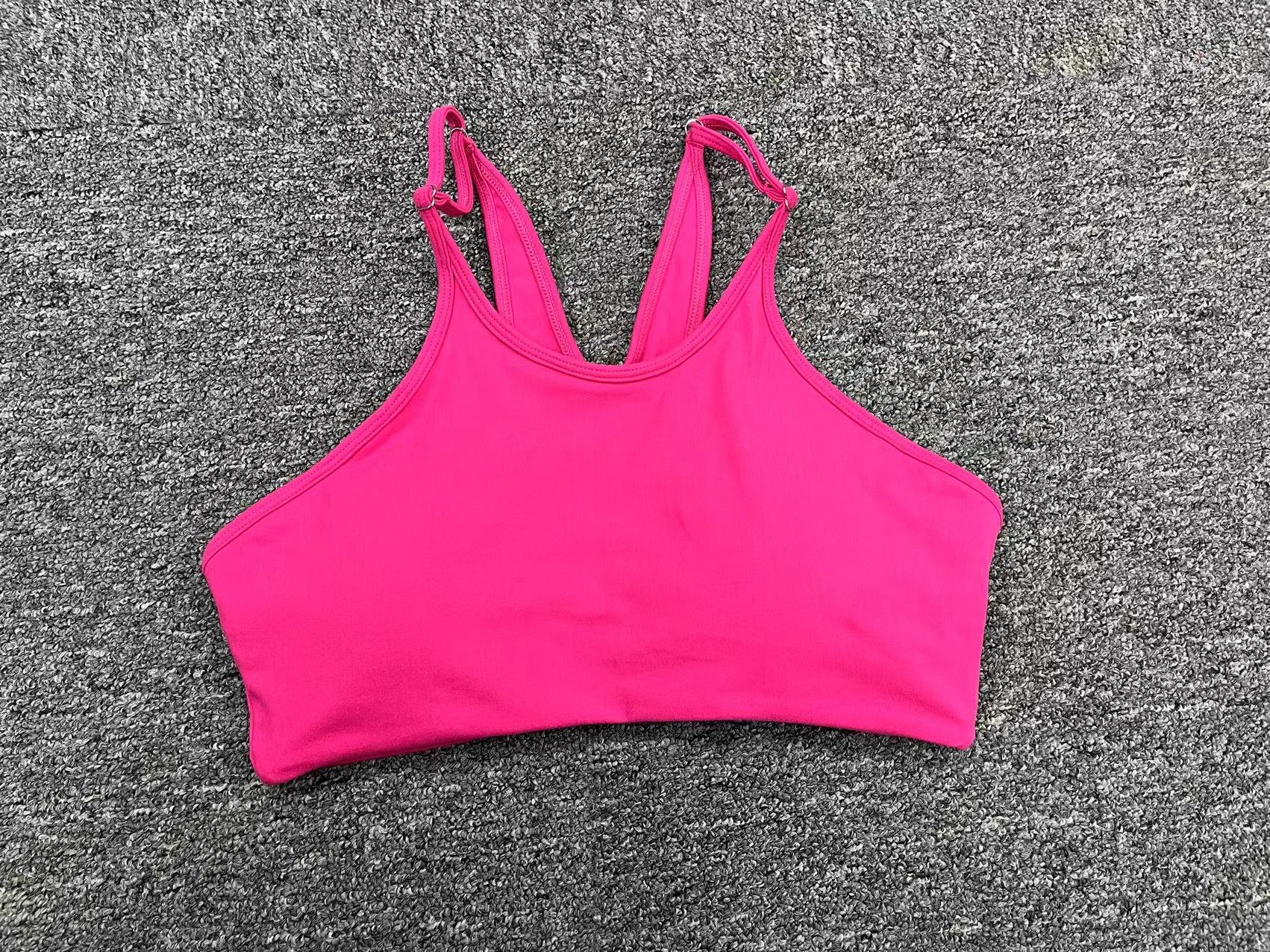 Adjustable Backless Quick-drying Running Fitness Sports Bra  QS60420