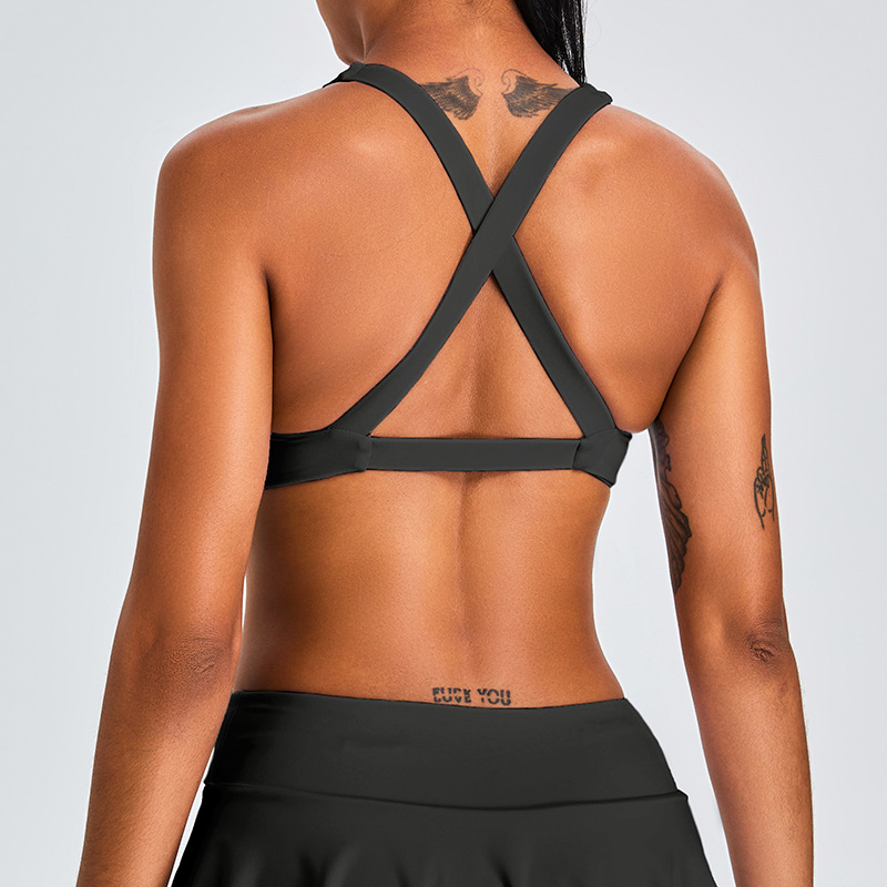 Cross Backless Yoga Vest Pilates Fitness Bra  SYFTM0192