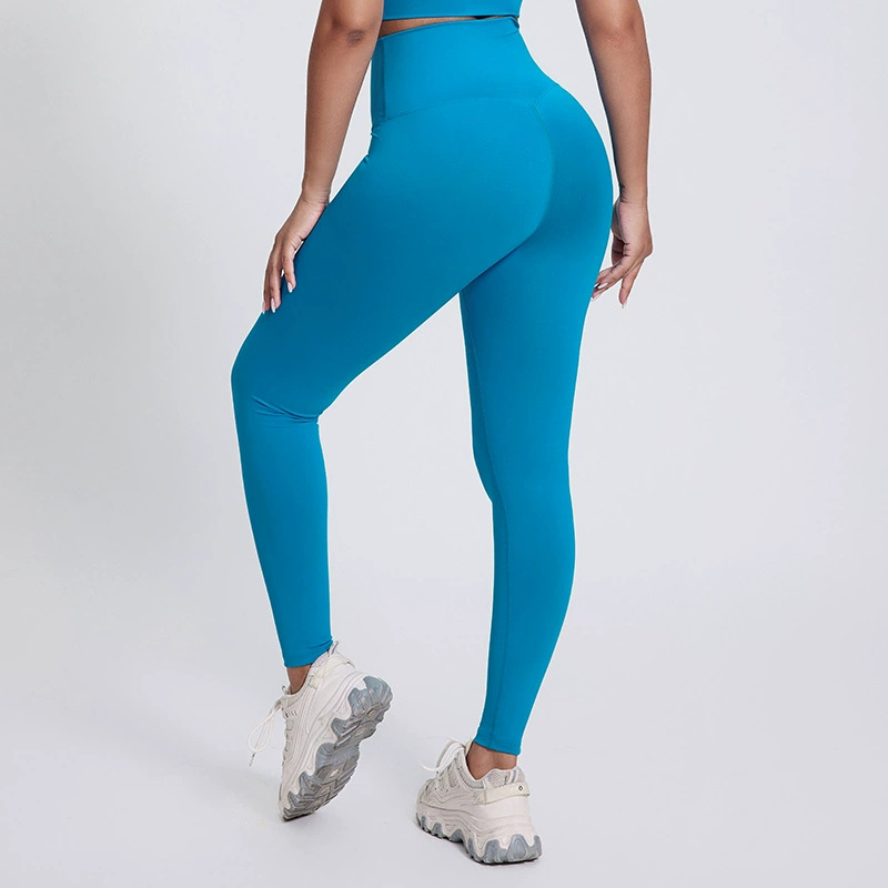 Coloful Women's  High Waist Hip Lifting Leggings SKL-LQ5038