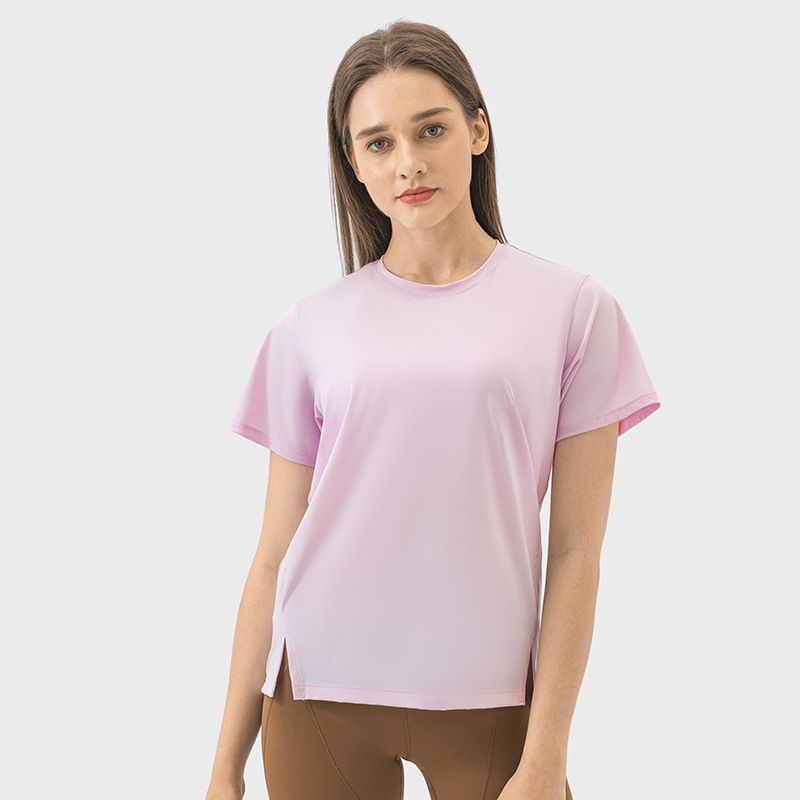 Breathable Quick Dry Solid Color Yoga T-shirts DSS059