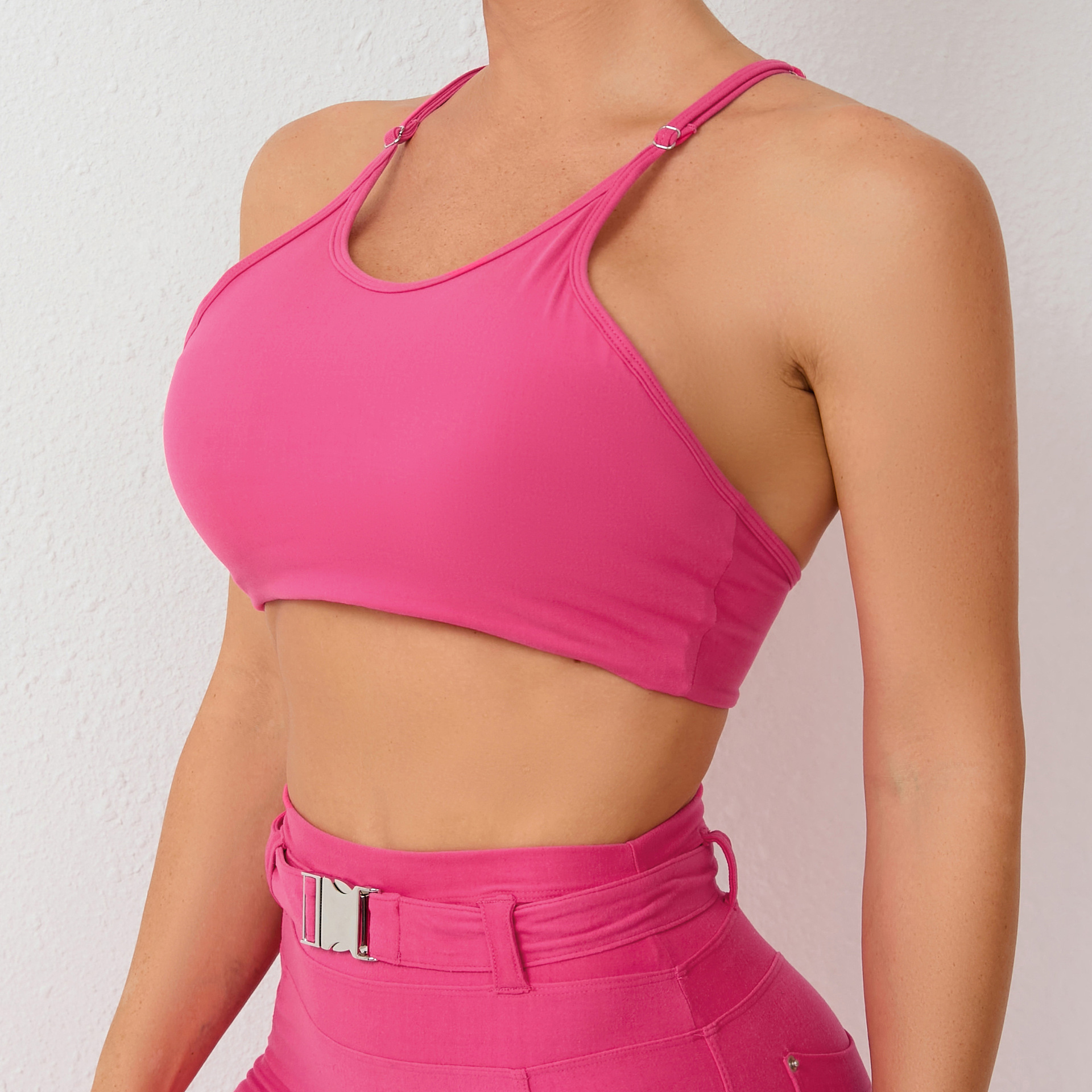 Adjustable Backless Quick-drying Running Fitness Sports Bra  QS60420