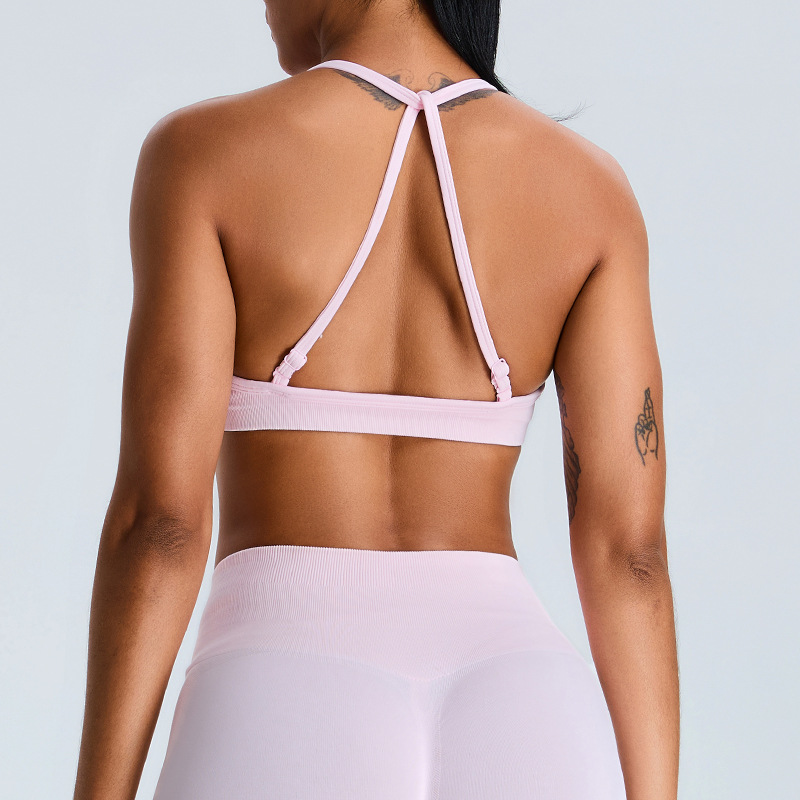 Seamless Backless Running Quick-drying Yoga Sports Bra  SYFMS1080