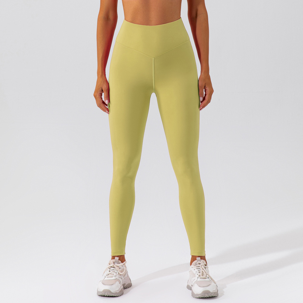 Nude Hip Lift Soft Material Yoga Leggings KW219