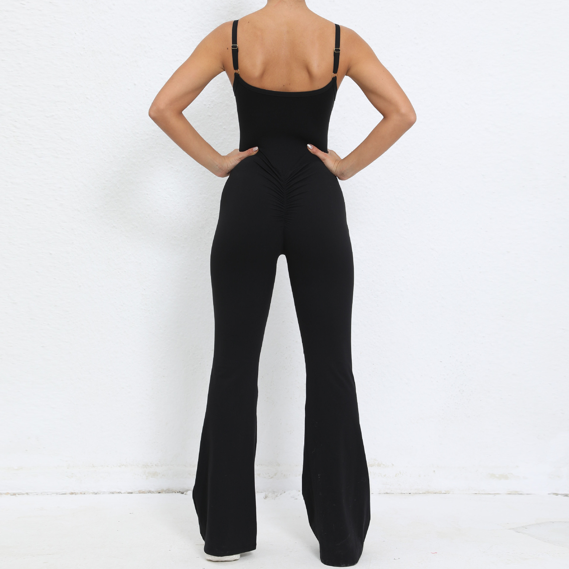 Adjustable Shoulder Straps And Backless Sexy Jumpsuit  QSCT109 