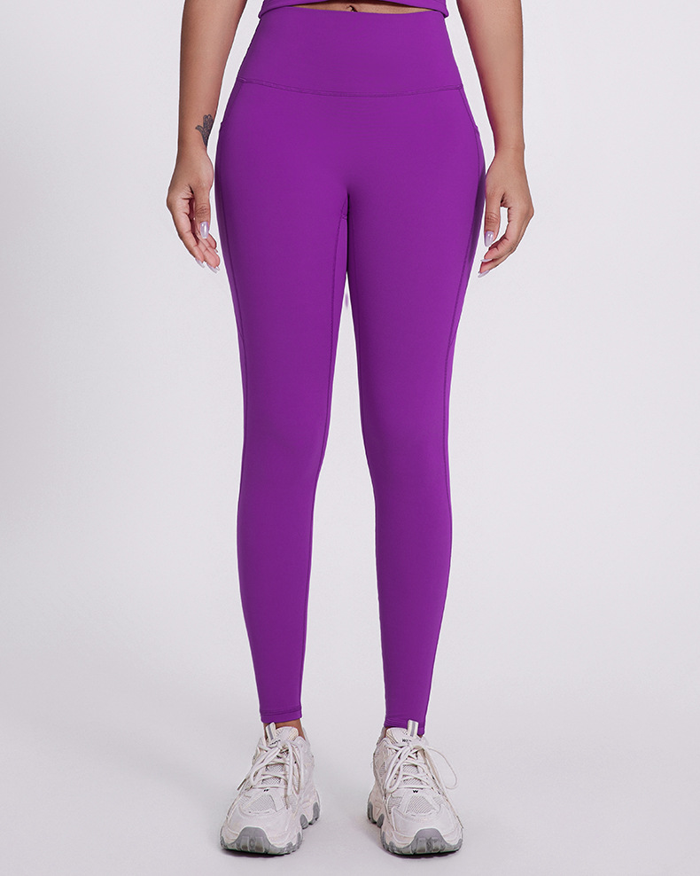 With Pockets Coloful Women's  High Waist Hip Lifting Leggings SKL-LQ5029