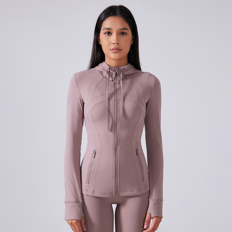 Nude Slim Sports Yoga Coats DAW204