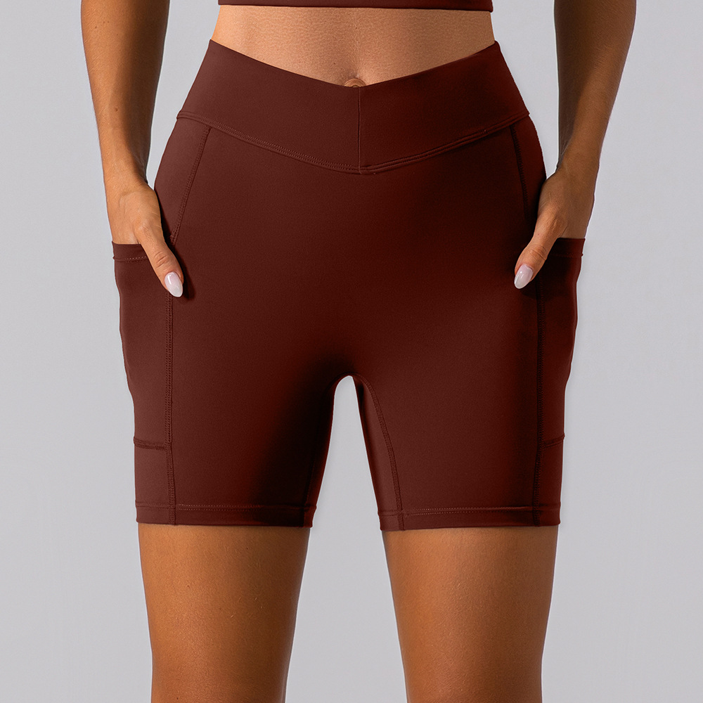 Nude Quick-dry Breathable Fitness Yoga Shorts KW281