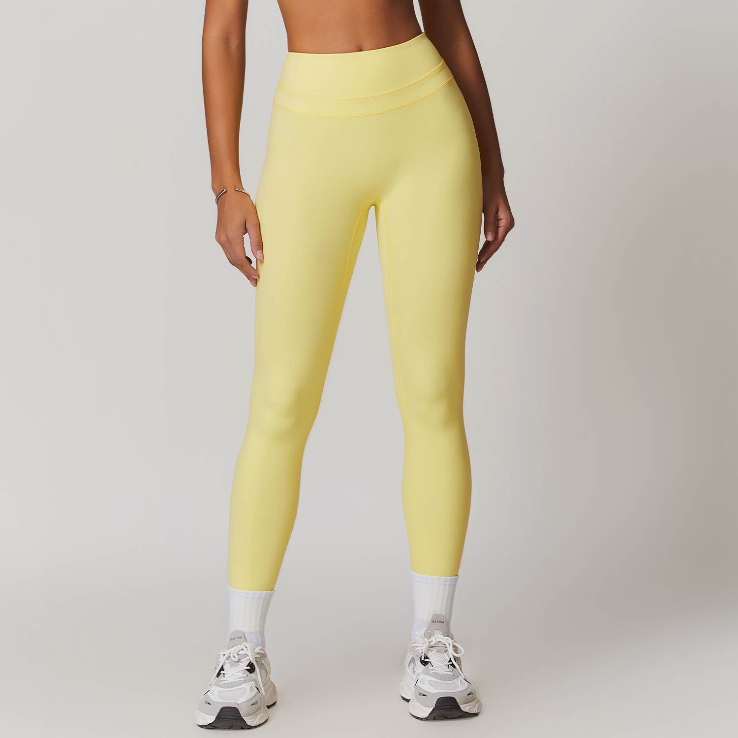 Soft Fabric High Waist  Yoga Leggings 8863