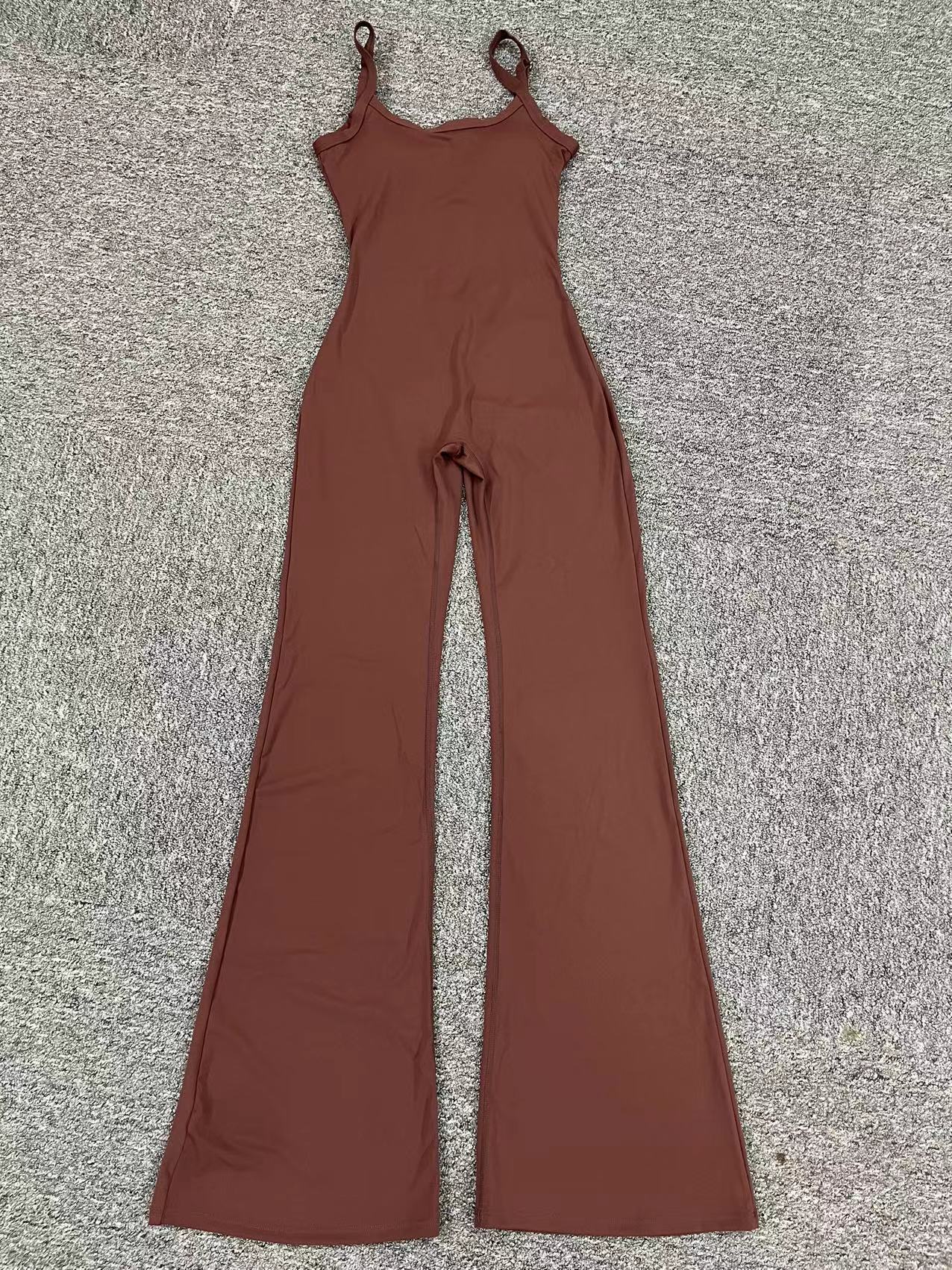 Adjustable Shoulder Straps And Backless Sexy Jumpsuit  QSCT109 