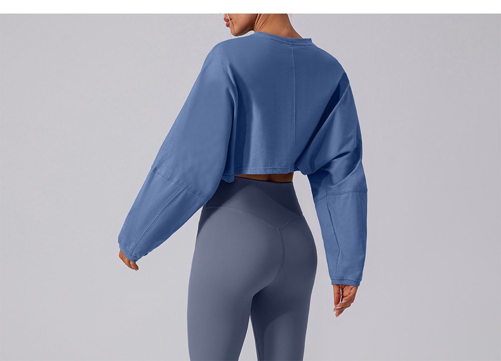 Breathable Solid Color Soft Material Long Sleeves YW488