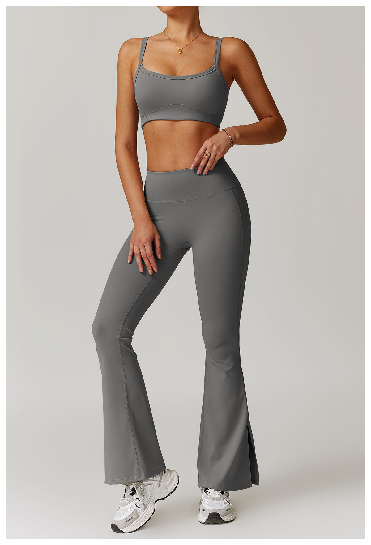 Soft Fabric Tummy Control Flare Yoga Leggings 8900