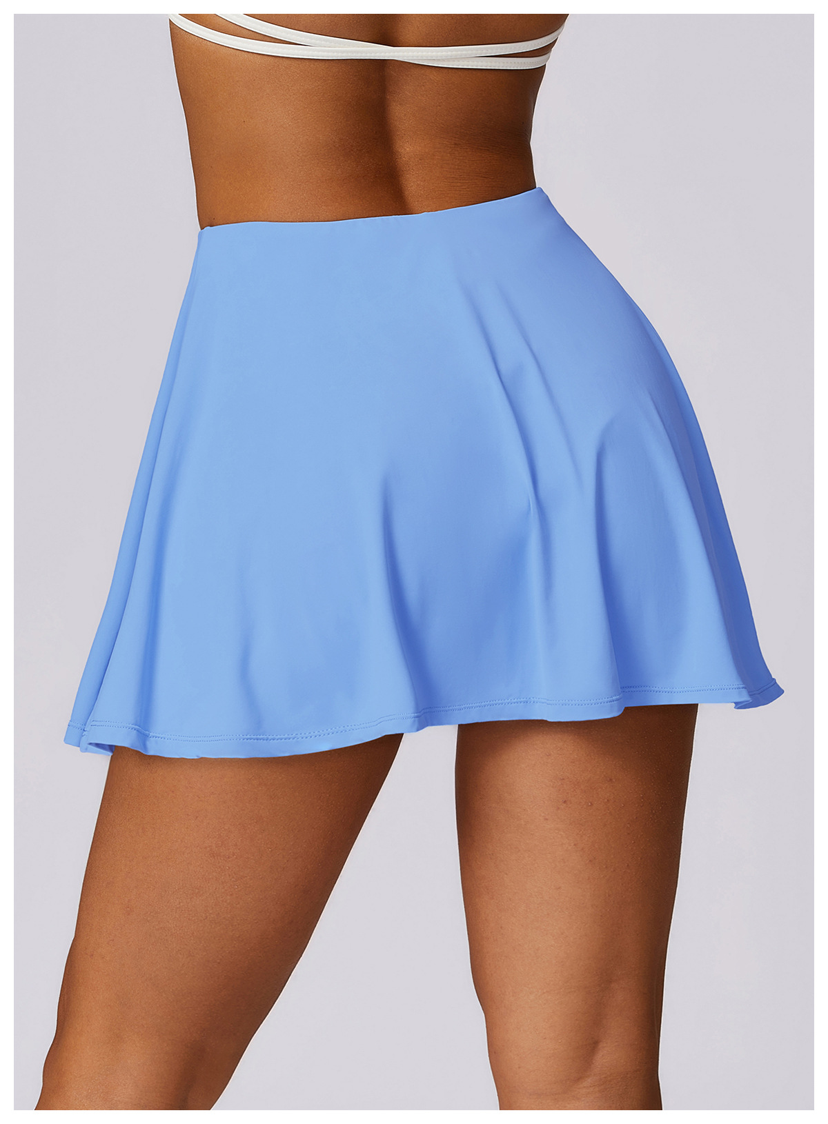 Silk Mock Two Pieces Tennis Skirt 8588