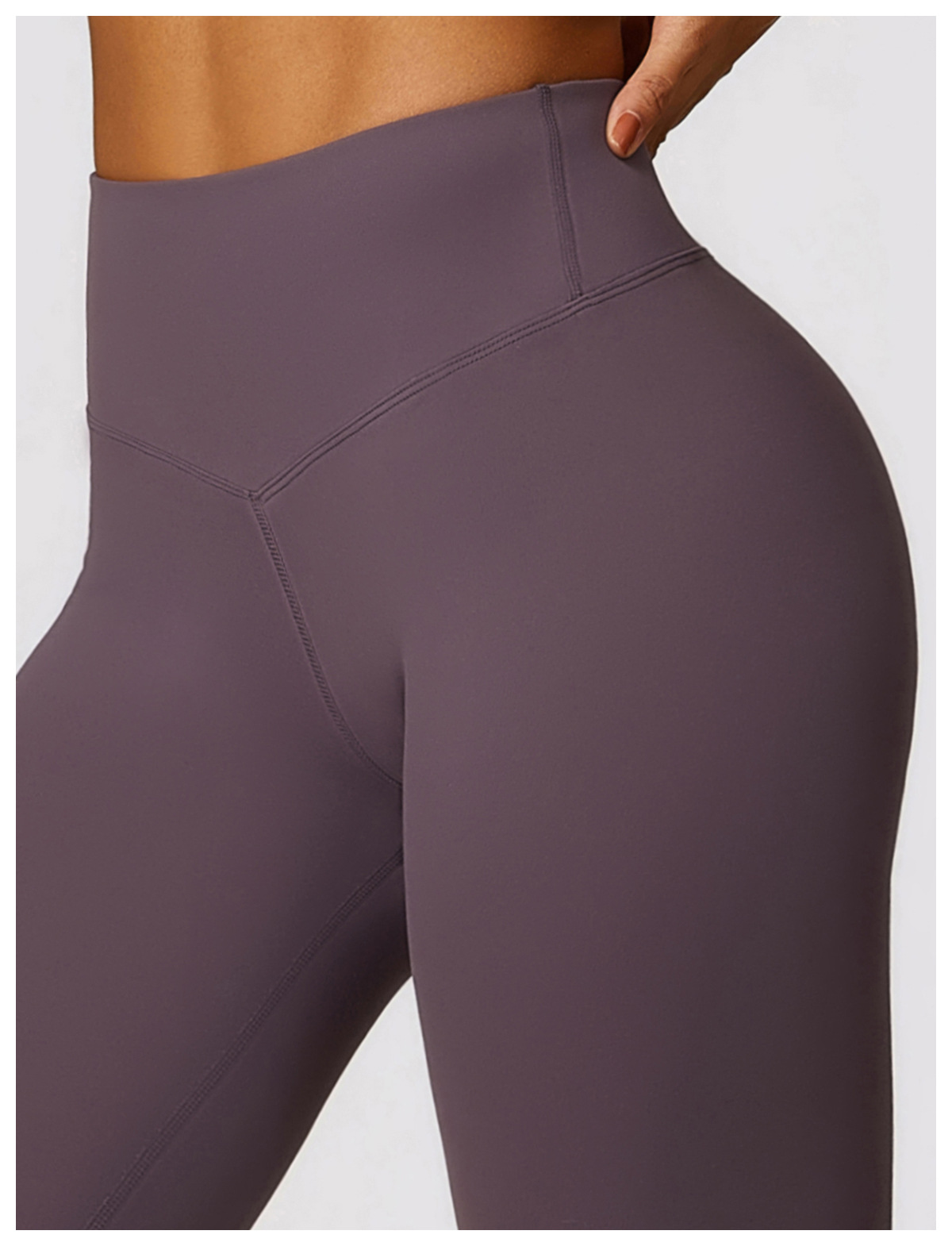 Soft Fabric High Waist Classic Yoga Leggings 8455