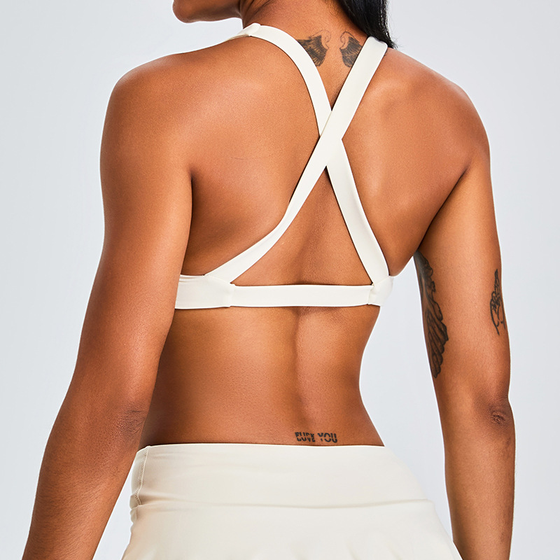 Cross Backless Yoga Vest Pilates Fitness Bra  SYFTM0192