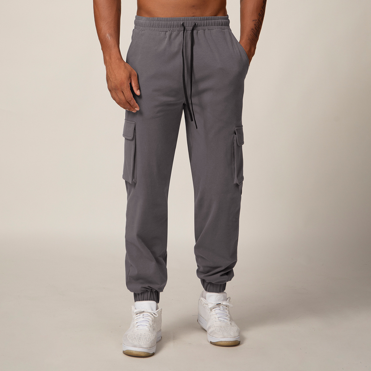 Men Solid Color Gym Sports Citywalk Pants  DWK1012