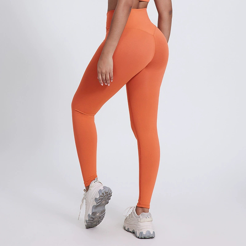 Coloful Women's  High Waist Hip Lifting Leggings SKL-LQ5038